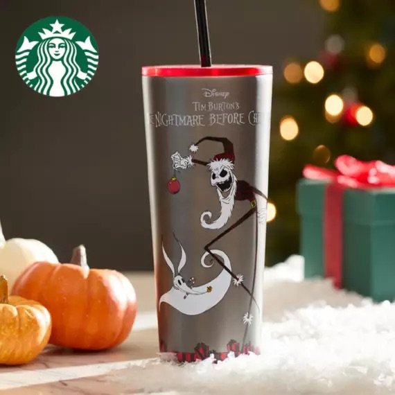 The Nightmare Before Christmas Holiday Starbucks Tumbler on Disney